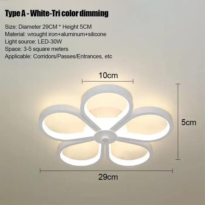 LED bande allée plafonniers moderne minimaliste salon lampes pour balcon entrée escalier décor à la maison formes multiples