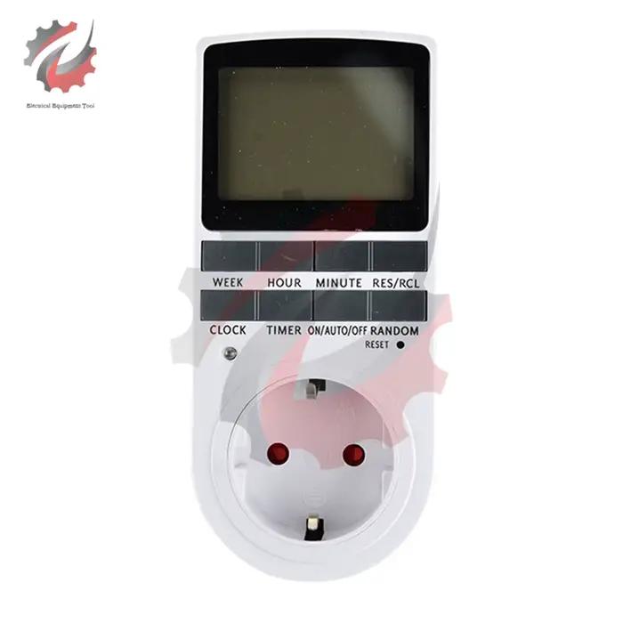 Électronique Numérique Minuterie Interrupteur Programmable Calendrier Prise 230V/50Hz Cuisine Minute