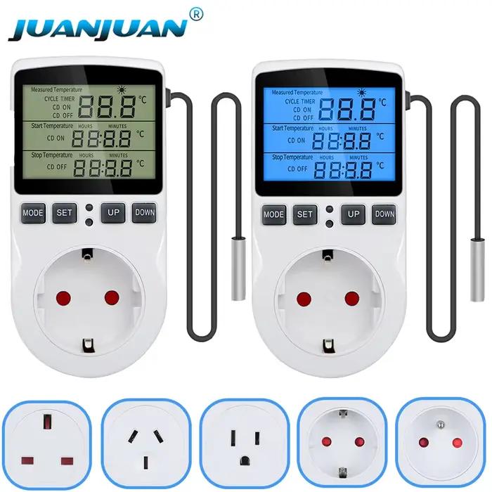 Prise de minuterie de Thermostat numérique LCD