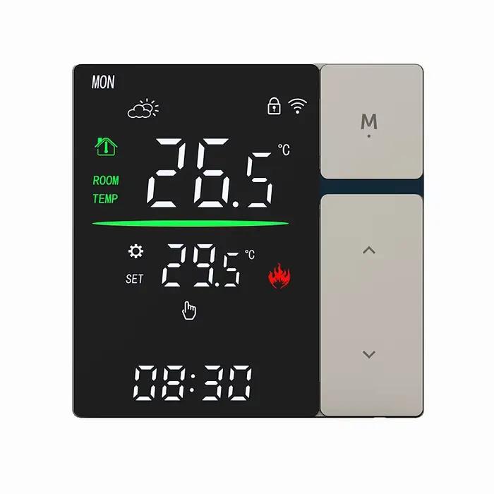 Thermostat intelligent WiFi Tuya SDM5 AC90~240V pour chauffage au sol/chaudière à gaz murale/chauffage de l'eau