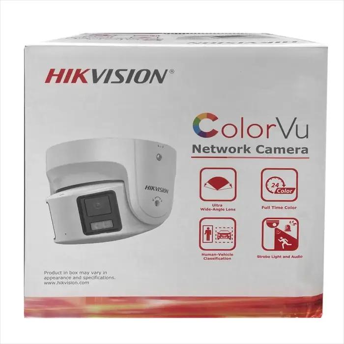 Hikvision 8MP caméra DS-2CD2387G2P-LSU/SL 4K tourelle panoramique ColorVu couleur nuit intégré micro haut-parleur lumière stroboscopique alarme Audio