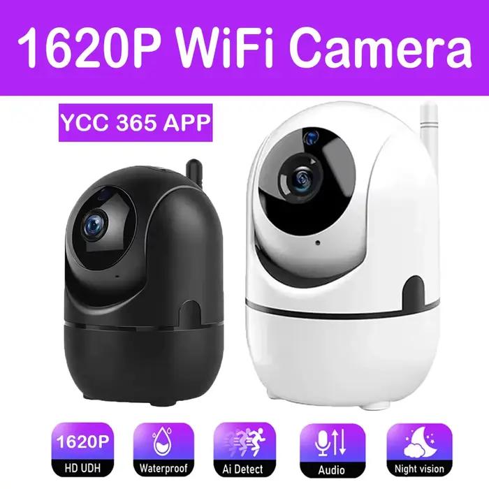 Caméra IP Wifi YCC365 Plus maison intelligente suivi automatique 1620P réseau de Vision nocturne complète sans fil CCTV