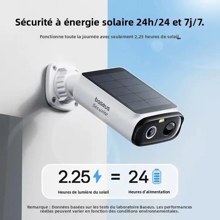 Baseus Security S1 Lite Caméra de sécurité solaire