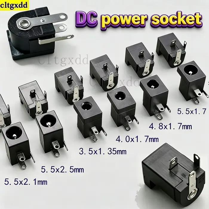 Connecteur de prise d'alimentation CC Cltgxdd 10-50 pièces