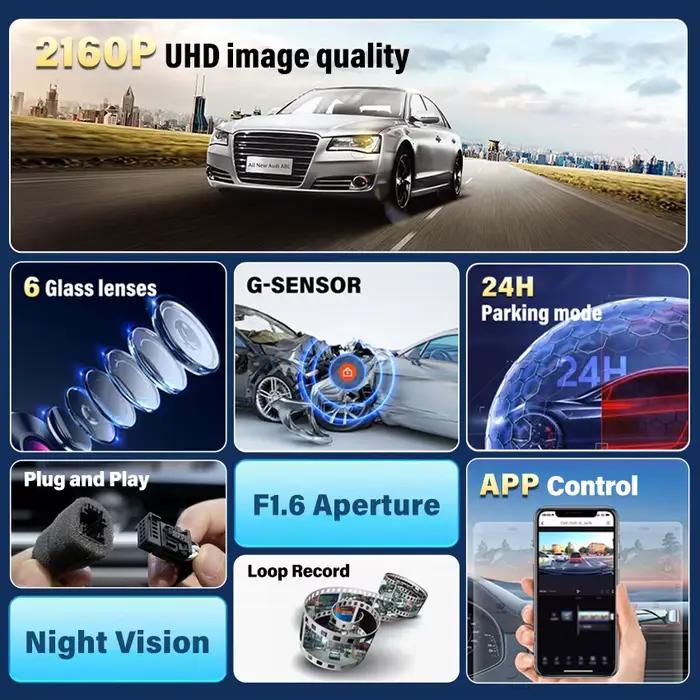 Caméra de tableau de bord pour Volvo XC60 2014 2015 2016 2017