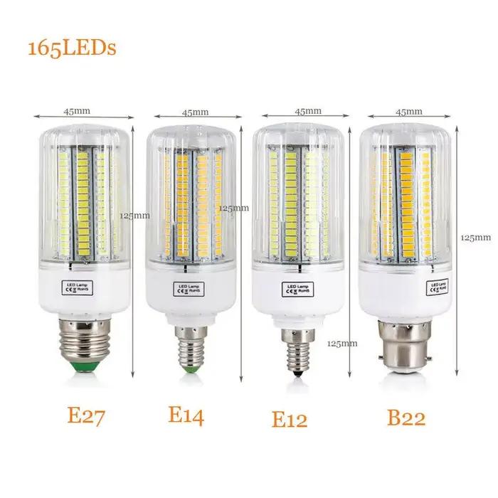 Ampoules LED épis de maïs E27 E14 B22