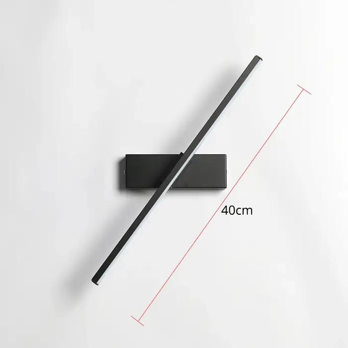 Applique murale LED d'intérieur chambre chevet applique murale 330 ° rotatif angle de lumière réglab