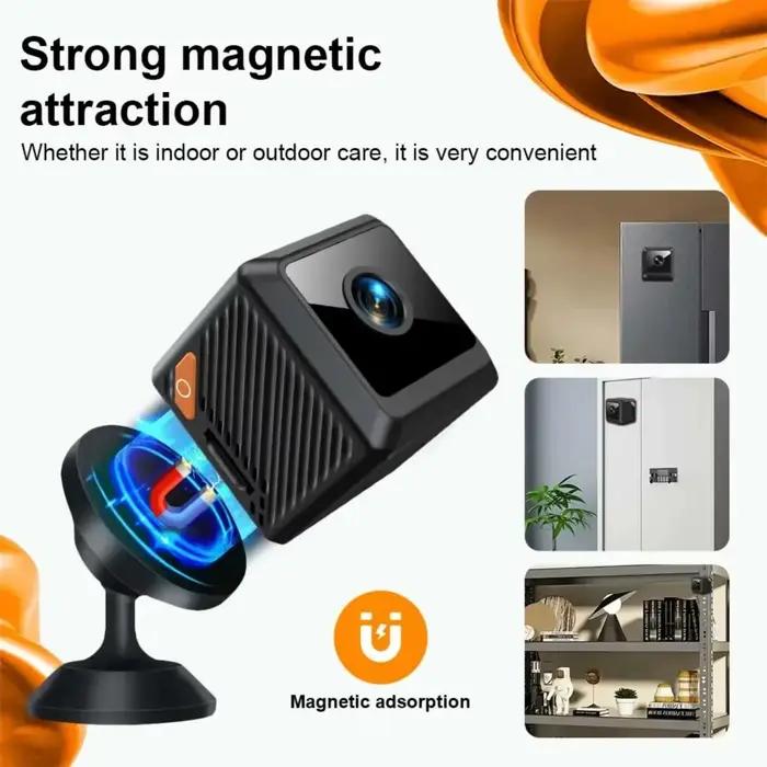 W02 1080P mini protection de sécurité maison vision nocturne surveillance camping en plein air WIFI sous-miniature