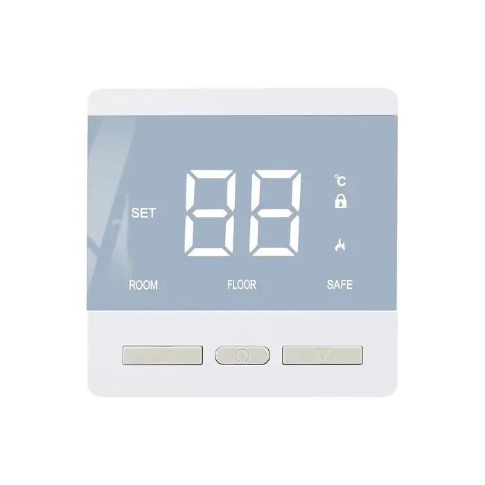 Contrôleur de température ambiante pour chauffage au sol, AC200 ~ 240V, MAX 25A, 4500W, Thermostat n