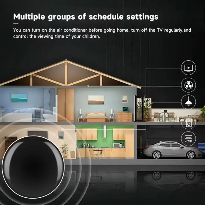 Tuya WiFi IR télécommande maison intelligente contrôleur infrarouge universel pour Alexa Google protection de sécurité à domicile domotique
