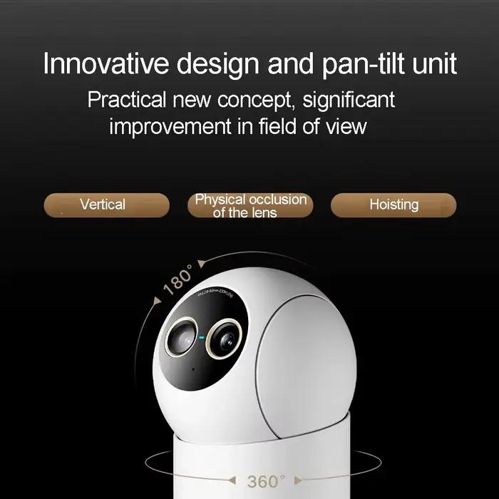 Caméra Intelligente Xiaomi 4 Édition Zoom 9X Double Caméra 8MP 5MP Grande Ouverture f1.6 4K Surveillance IA Humanoïde Animal Compagnie Occasions Spéciales Sécurité Maison Bureau Propriété
