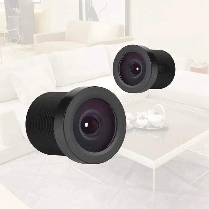Objectif de sécurité CCTV grand angle 1.8mm pour caméra de surveillance CCD 1/3 et 1/4 pouces lentille infrarouge large angle de vue nuit surveillance maison business
