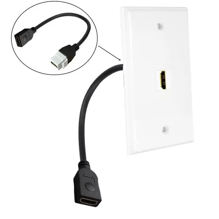 Panneau de prise femelle à femelle Compatible HDMI