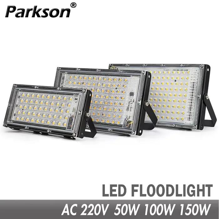 50W 100W 150W LED projecteur IP65 étanche AC 220V projecteur extérieur projecteur LED réflecteur lam