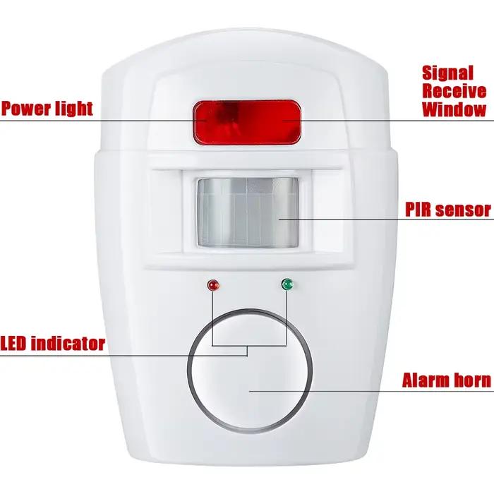 Système d'alarme maison intelligente sans fil sécurité domestique alerte PIR capteur infrarouge antivol sirène 105dB pour maison bureau garage hangar occassions spéciales