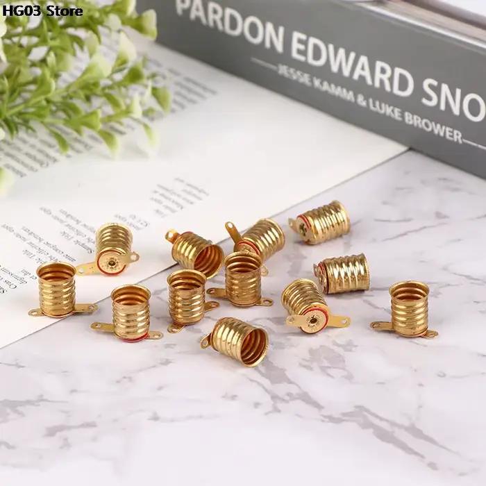 Ampoule de base de lampes en cuivre à vis