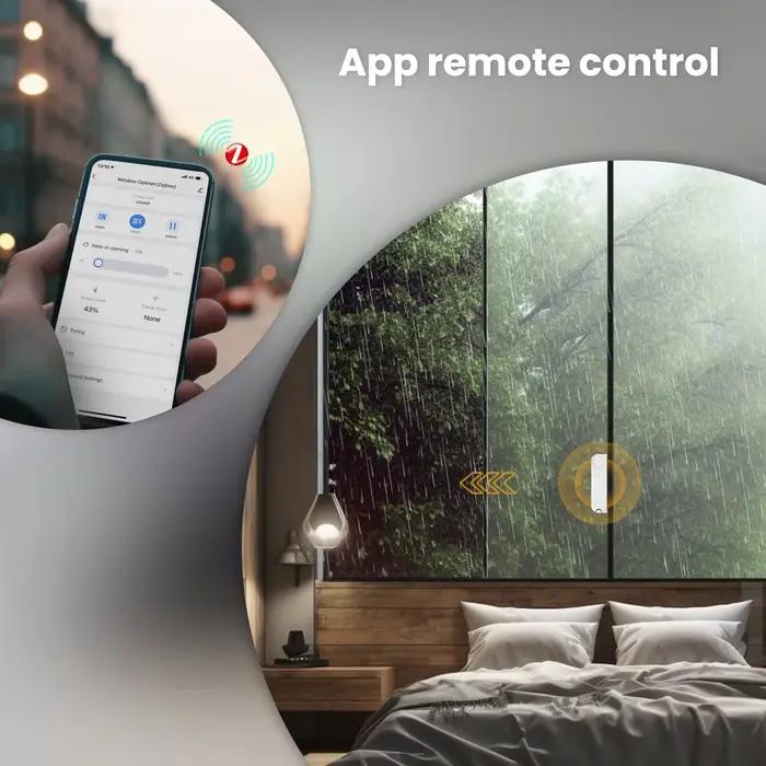 MOES Tuya ZigBee poussoir de fenêtre coulissante intelligent ouvre-porte automatique plus proche app