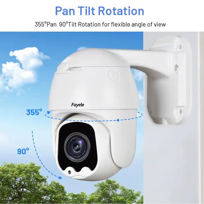 Caméra PTZ AHD 2MP 5MP Fayele Coaxiale UTC RS485 Panoramique Inclinable Zoom 5X Surveillance Intérieure Extérieure Occasions Spéciales