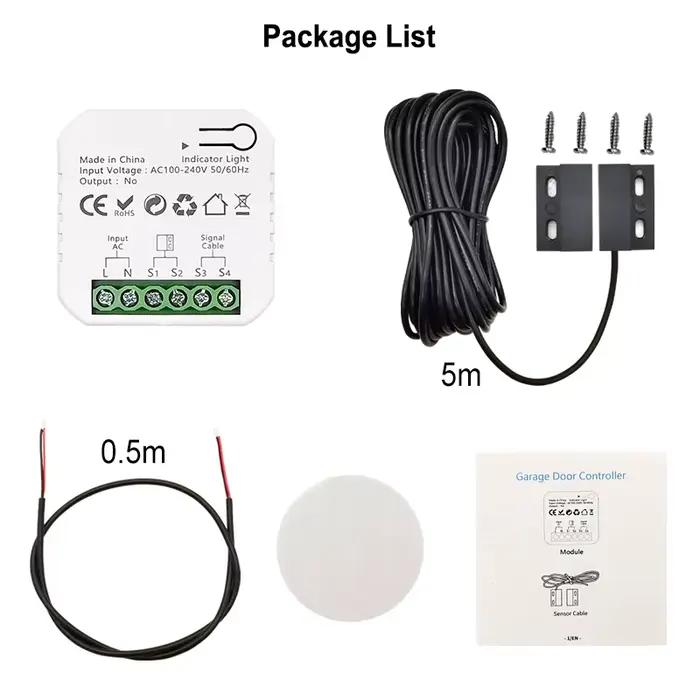 Ouvre-porte coulissant motorisé WiFi Smart Life