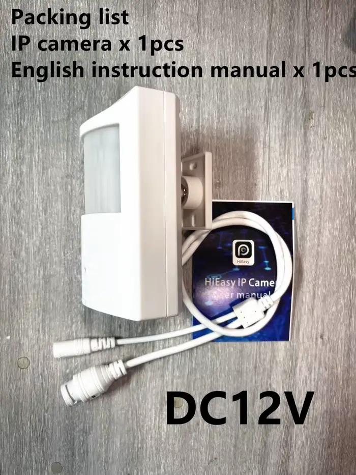 POE Audio 940nm ONVIF IR H.265 5MP caméra IP Mini PIR LED système de vidéosurveillance de sécurité i
