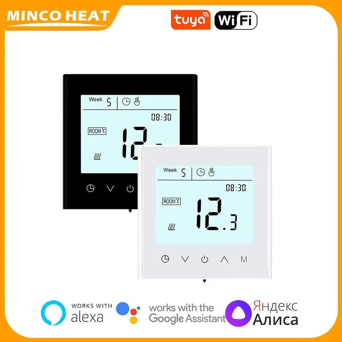 Minco – Thermostat Wifi intelligent MK100 AC95 ~ 240V 50 ~ 60HZ 3A/16a