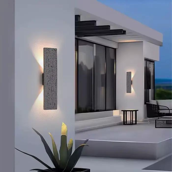 LED extérieur porche appliques murales en aluminium