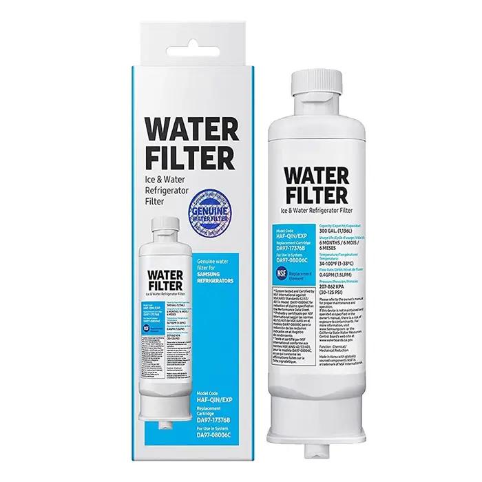 Filtre à eau PDQ pour réfrigérateur Samsung DA97-17376B HAF-QIN pureté de l'eau sans souci pour une maison saine et épurée