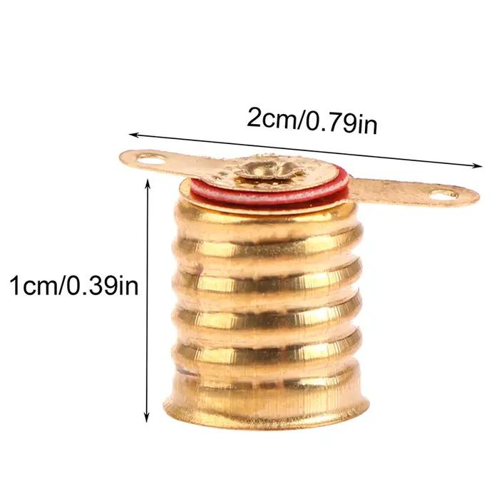 Ampoule de base de lampes en cuivre à vis