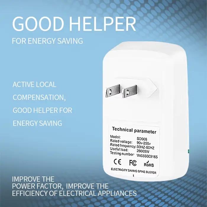 Adaptateur de prise électrique à économie d'énergie vert compatible avec les États-Unis et l'Europe