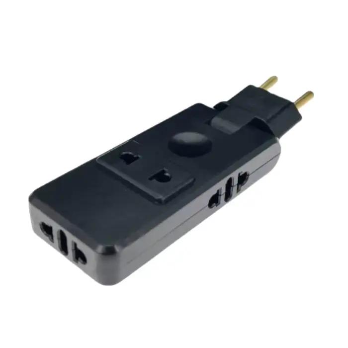 Prises d'extension de prise UE 4 en 1 pliables, France, Allemagne, Espagne, convertisseur de prise C