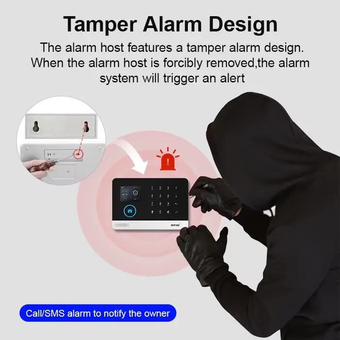 Système d'alarme de sécurité domestique intelligent PGST WIFI GSM