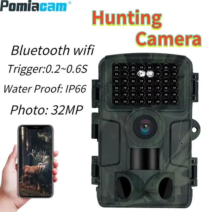 Caméra de chasse PR4000 WiFi Bluetooth 1080P Vision nocturne infrarouge pour la surveillance résidentielle et la photographie de la faune occasions spéciales