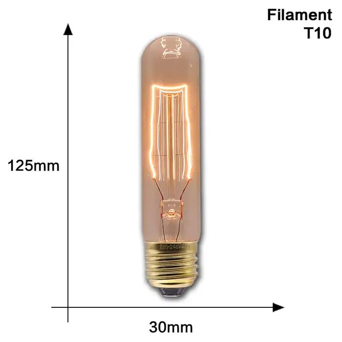 Ampoule Edison rétro E27 40W 220V 110V, pour chambre à coucher, Loft industriel, Vintage, pour décor
