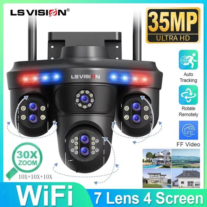 Caméra de sécurité domestique WiFi LS VISION 10K