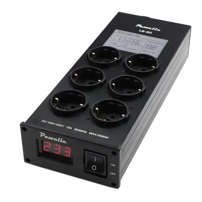 Pawalle LB60 EU filtre d'alimentation protection contre la foudre et prise de protection contre les