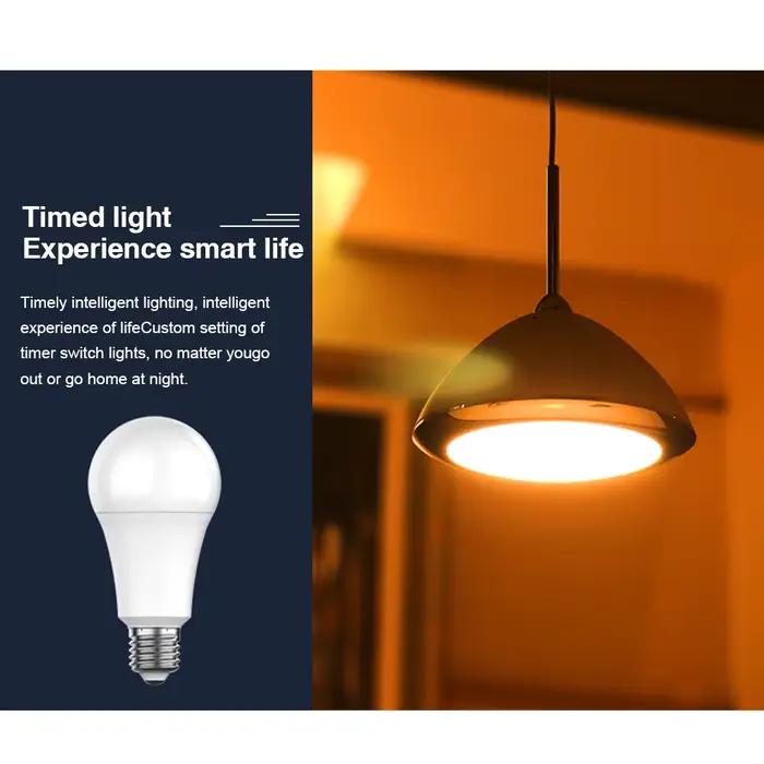 Ampoule intelligente WiFi E27 à intensité variable