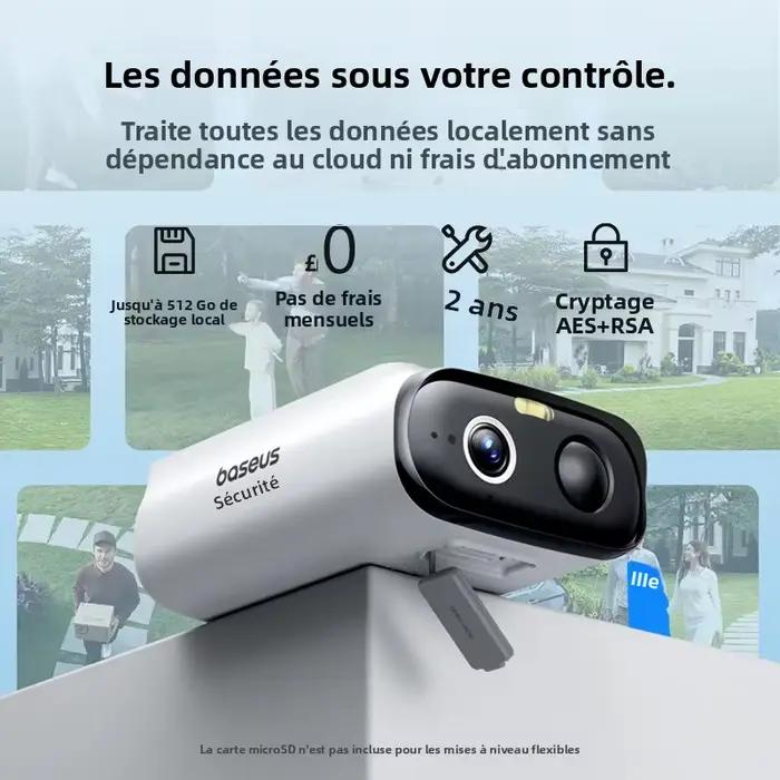 Baseus Security S1 Lite Caméra de sécurité solaire
