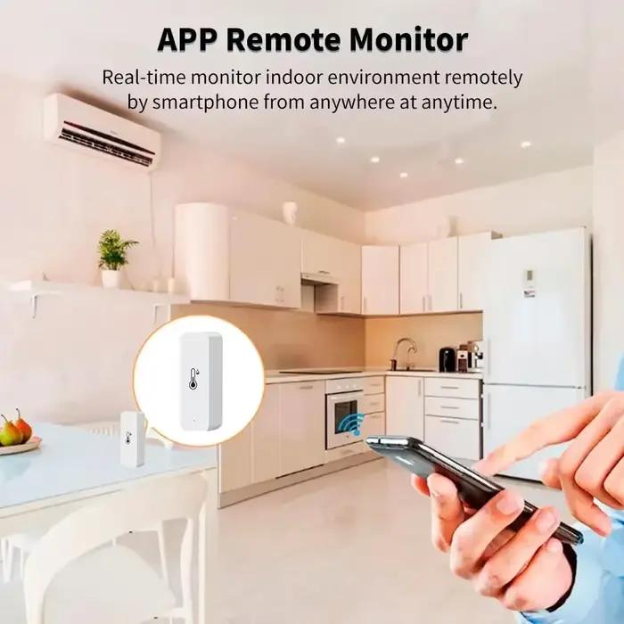 Capteur de température et d'humidité pour maison intelligente Tuya Zigbee