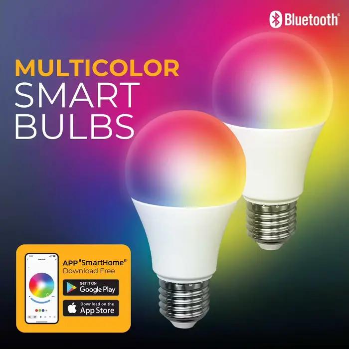 Ampoule LED Bluetooth Tuya Dimmable 15W 18W E27 B22 220V RGBCW
