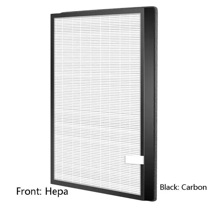 Filtre en métal gris clair pour purificateurs d'air Midea KJ20FE-NH1/NH2/NH3 améliorant la qualité de l'air pour la maison occasions spéciales famille santé