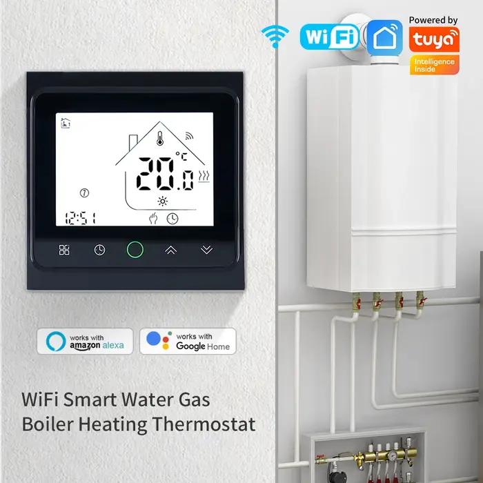 Thermostat WiFi intelligent AC230V pour contrôle de température solaire et chauffage d'eau programmable pour maison connectée occasions spéciales