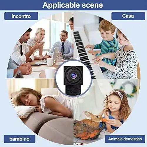 Tuya Mini caméra intelligente Full HD 1080P sans fil 2.4G Wifi