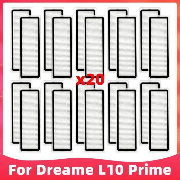 Pièces d'aspirateur OSSIEAO pour Dreame L10 Prime, L10S Pro, L10 Pro, Xiaomi S10+, RLL11GC en ABS plastique pour un nettoyage approfondi et personnalisé