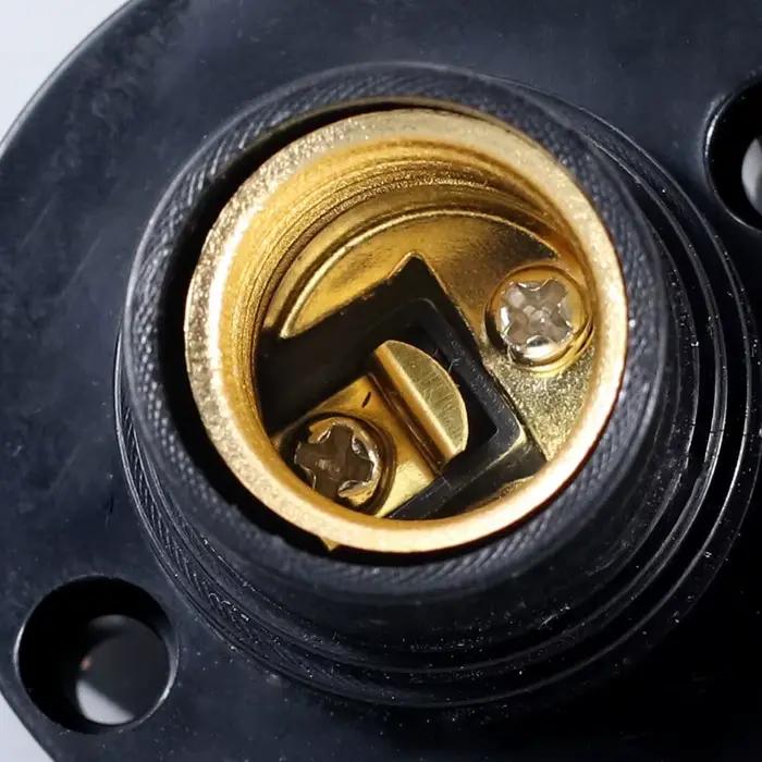 10 pièces 220V E27 vis lampe ronde ampoule support de douille adaptateur Base capuchon