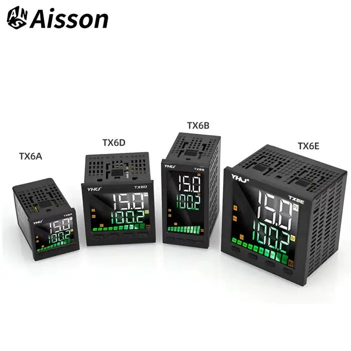 Contrôleur de Température TX6 avec Minuterie, Thermostat Numérique Programmable PID, Sortie Relais/SSR/4-20mA, Entrée K/E/PT100 AC220V pour Utilisation Industrielle Occasions Spéciales