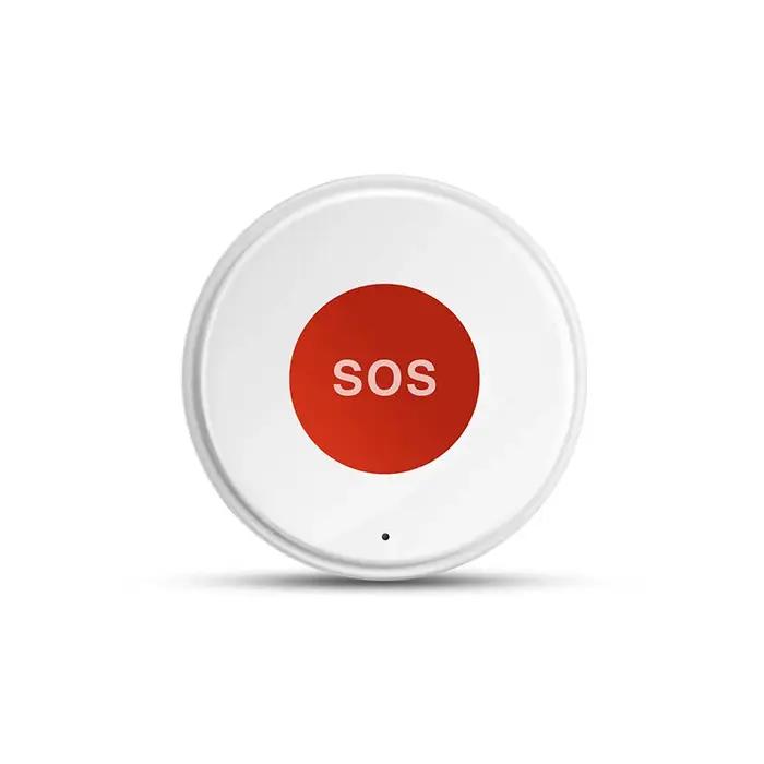 Tuya WiFi SOS bouton d'appel de panique application Smart Life batterie Rechargeable alarme à une touche pour Patient enfants personnes âgées homme corde suspendue