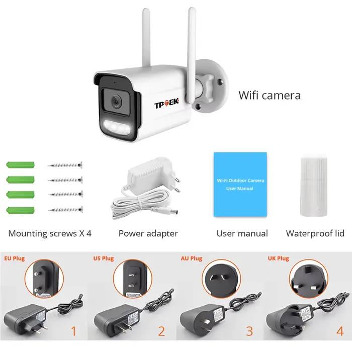 4K 8MP caméra IP extérieure WiFi