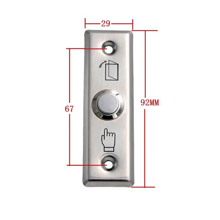 Bouton de sortie pour contrôle d'accès