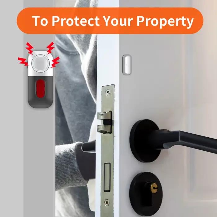 Alarme magnétique pour portes et fenêtres sécurité domestique anti-intrusion sans fil protection maison bureau cadeau sécurité famille propriétaire