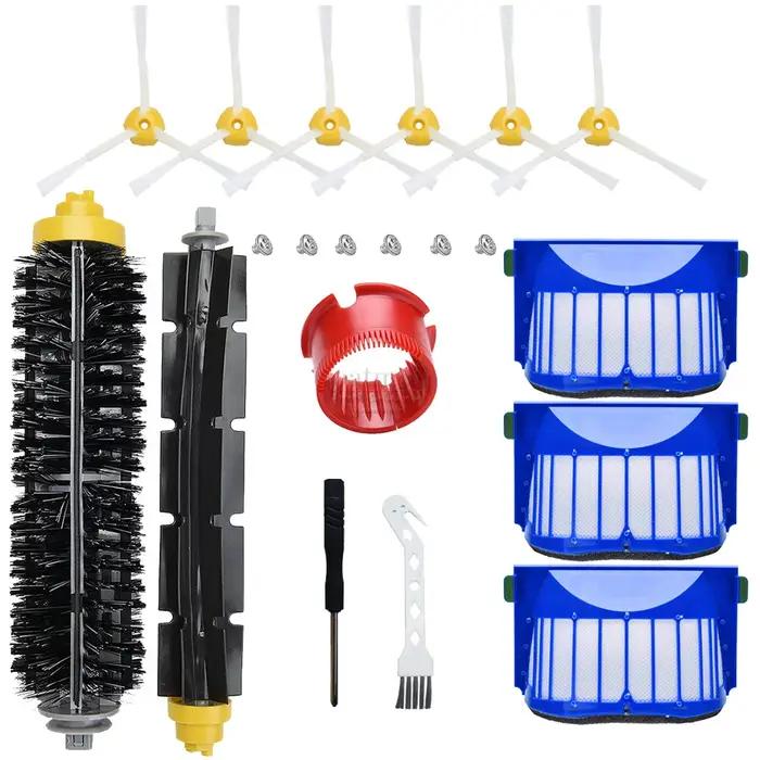 Kit de remplacement pour aspirateur iRobot Roomba série 675 650 690 600 Accessoires de rechange brosse latérale occasions spéciales pour nettoyage efficace et esthétique personnalisée